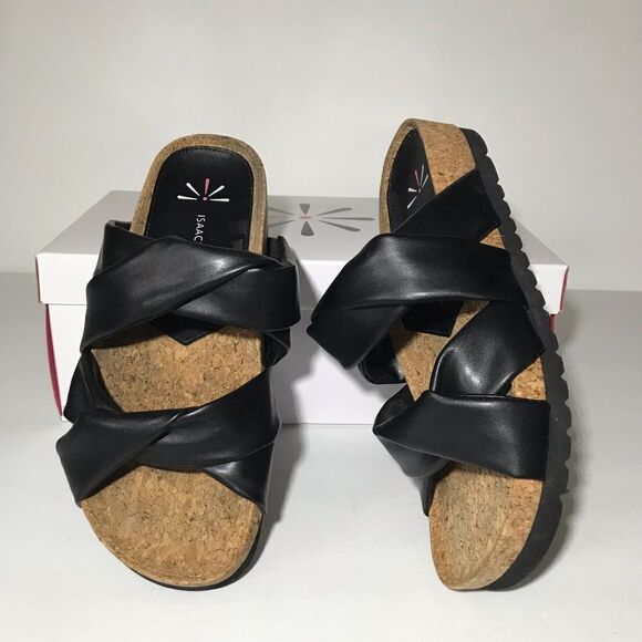 Isaac Mizrahi Live! Faux Leather Sandal - Picture 5 of 8